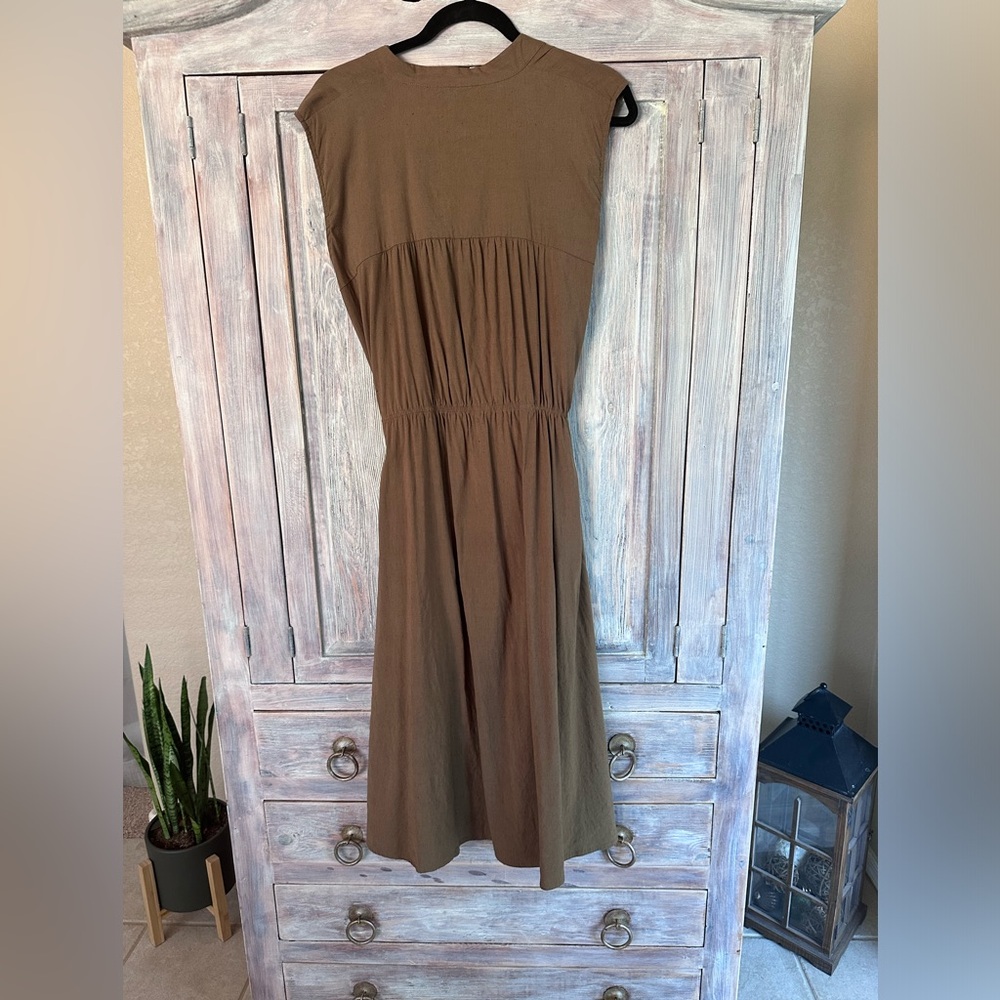Vince linen blend dress XL - Picture 4 of 7